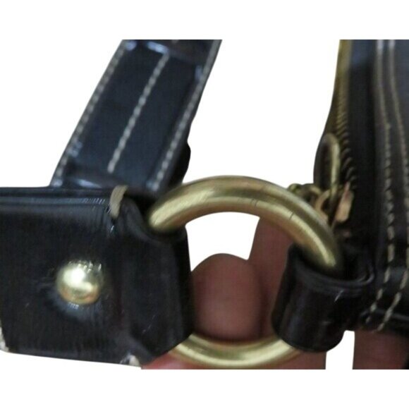 Coach Cursive Creed Monogram Canvas Leather Wristlet Wallet with Hangtag & Charm - Picture 6 of 11